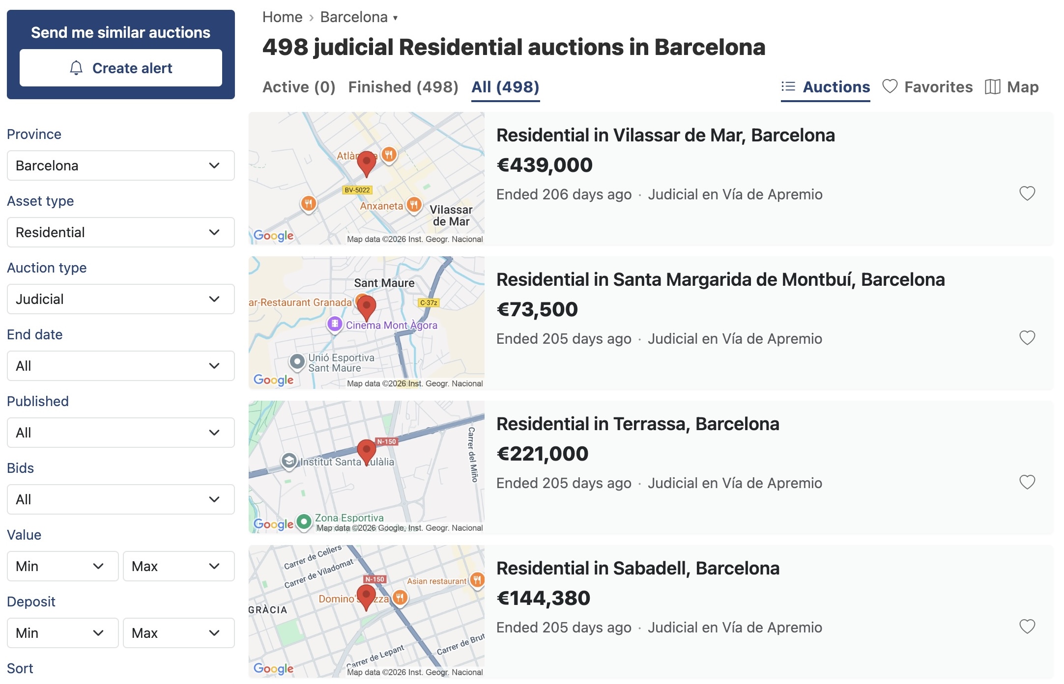 Subastas24 screenshot